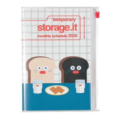 Storage.It Brunch Brothers B6 2026 Monthly Planner
