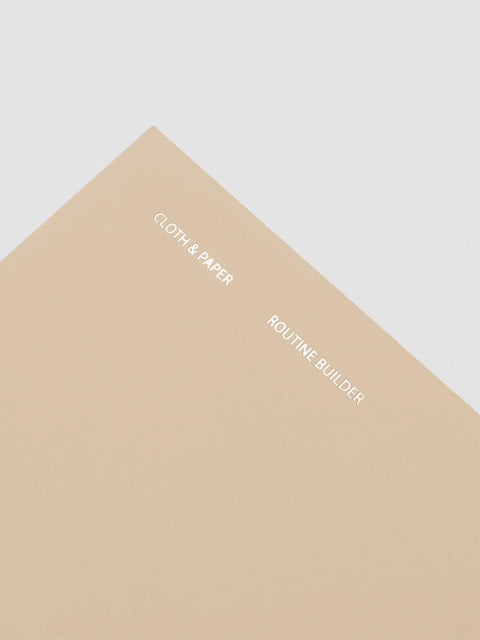 Routine Builder Travel Notebook, A5 Slim