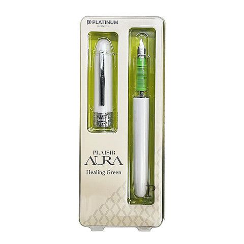 Plaisir Aura Fountain Pen, Healing Green