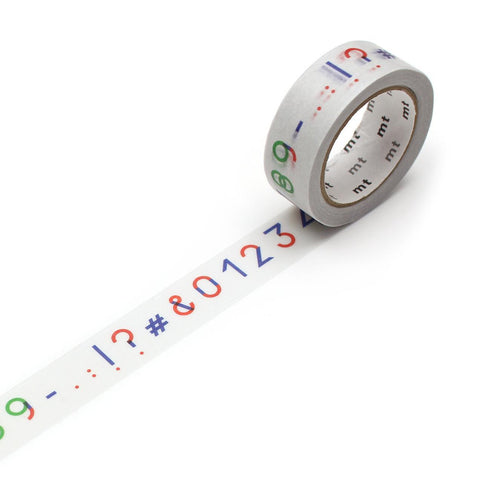 Papier Tigre Les Numéros Washi Tape