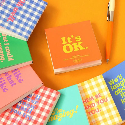It's OK Weekly Memo Pad