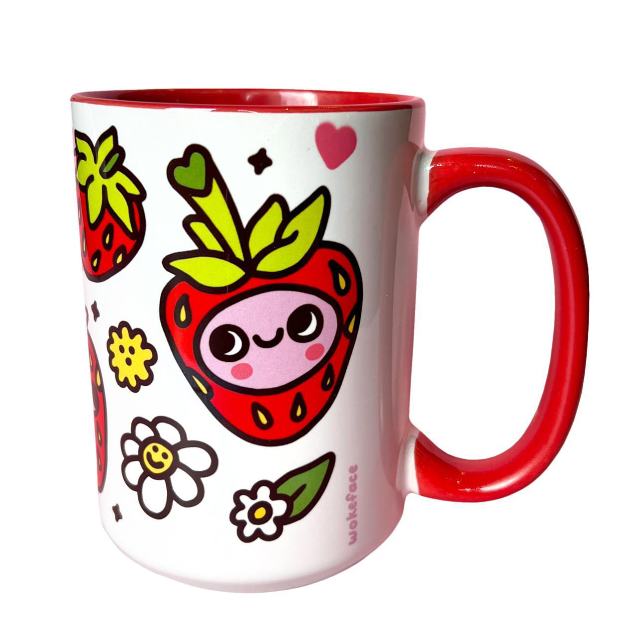 Wokeface Strawbebby Mug - Thumbnail 4