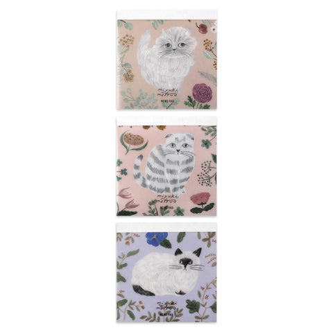 Miyuki Matsuo Cat Memo Pads