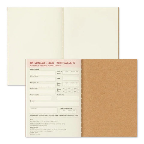 TRAVELER'S notebook, Passport Size, 2027 Monthly
