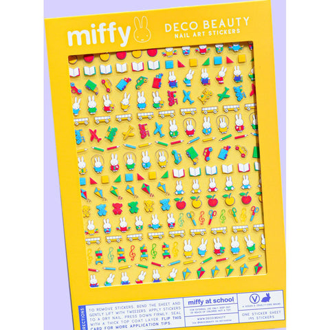 Miffy at School Nail Art Stickers