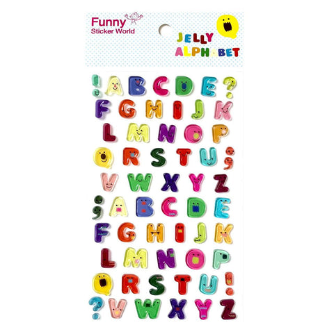 Alphabet Gel Stickers