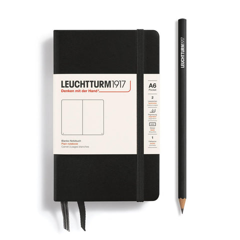 Hardcover Pocket Notebooks, Black