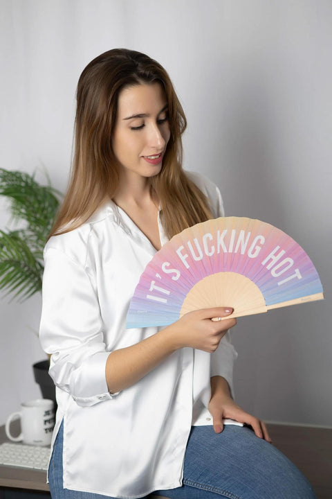 It's Fucking Hot Hand Fan