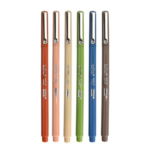 Le Pen Earth Tone Colors, Set of 6