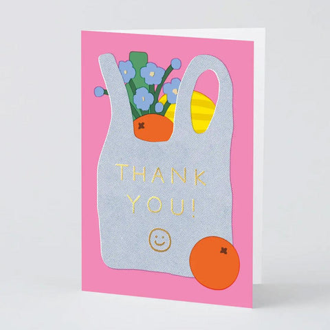 Thank You Shopping Bag Card
