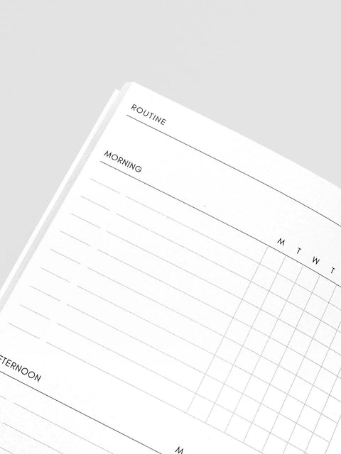 Routine Builder Travel Notebook, A5 Slim