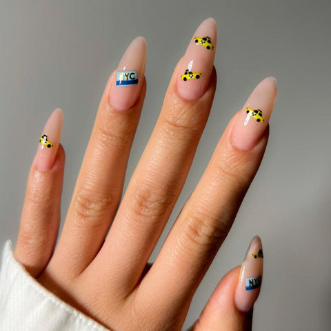 NYC Taxi! Nail Art Stickers