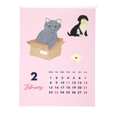 Cat+ 2027 Wall Calendar