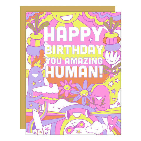 Amazing Human Birthday Card