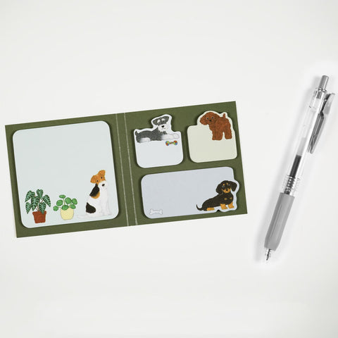 Dogs Die Cut Sticky Notebook