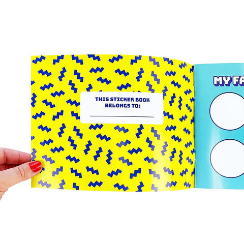 Colorful Cosmos Sticker Collector Book