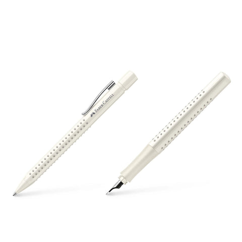 Grip 2010 Harmony Fountain + Ballpoint Pen Gift Set, Coconut Milk