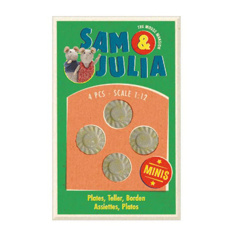 Mouse Mansion Matchbox Mini Plates