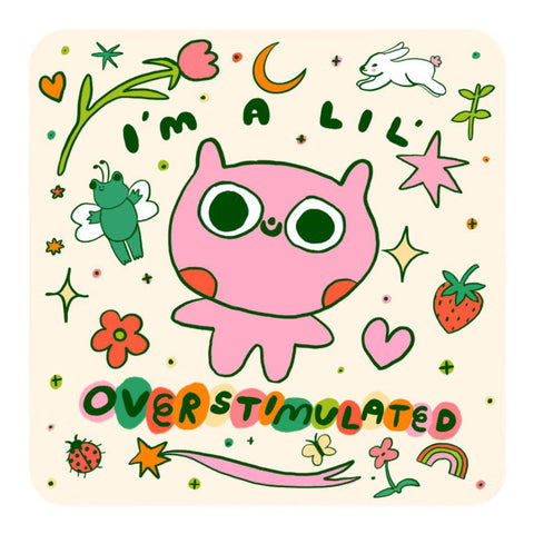 Lil Overstimulated Sticker