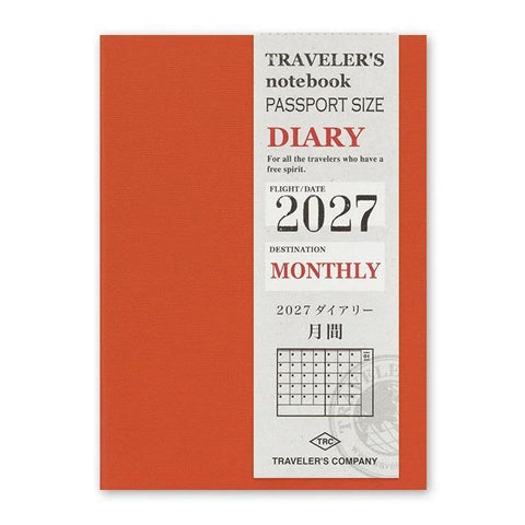 TRAVELER'S notebook, Passport Size, 2027 Monthly