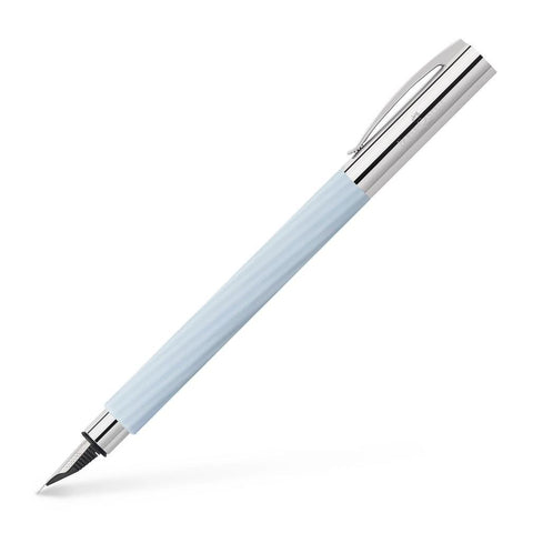Ambition Fountain Pen, Italic Ice Blue