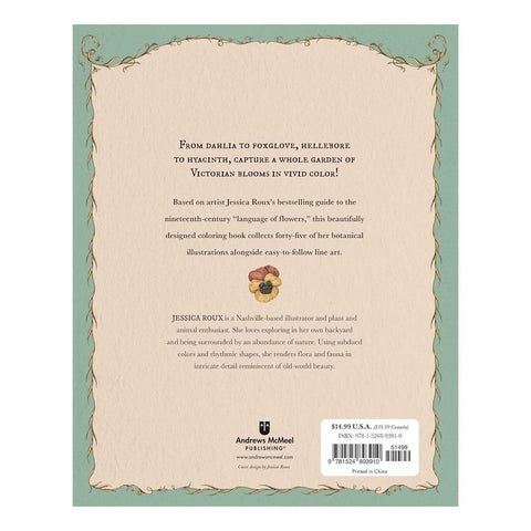 Floriography Coloring Book