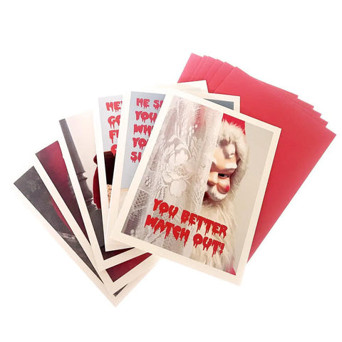 Creepy Santa Cards, Boxed Set