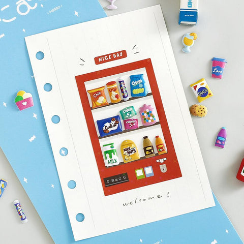 Mini Snacks Puffy Stickers