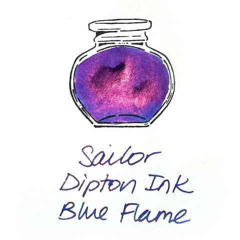 Sailor Dipton Blue Flame Ink