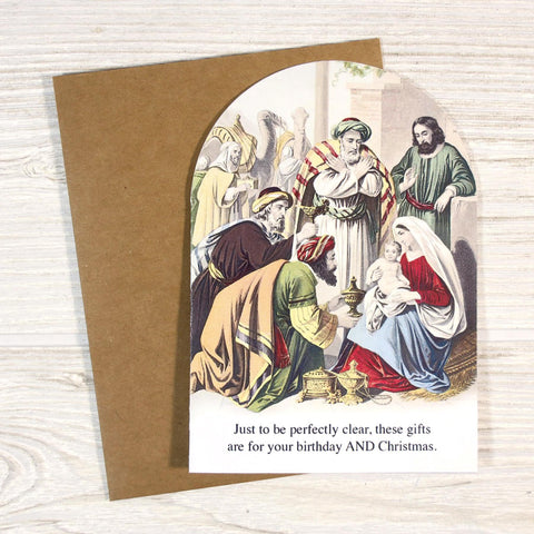 Birthday AND Christmas Gifts Card