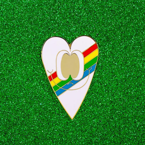 XL Heart Enamel Pin