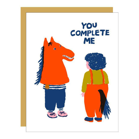 You Complete Me Card