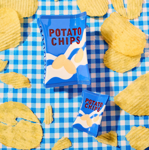 Potato Chip Bag Mini Hair Claw