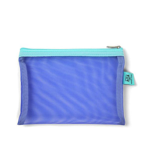 Small Mesh Pocket, Aqua