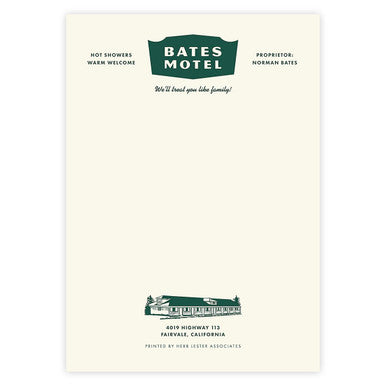 Bates Motel Notepad