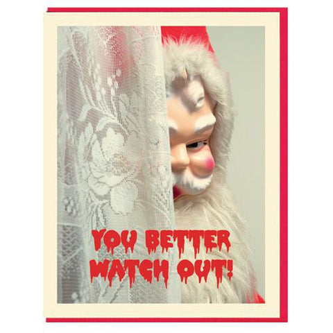 Better Watch Out Card