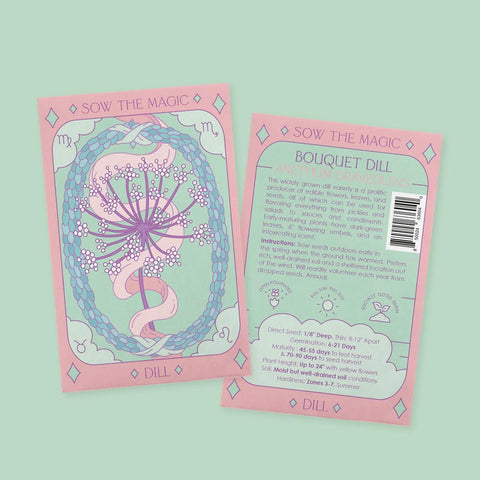 Bouquet Dill Tarot Seed Packet