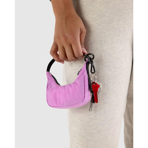 Crescent Bag Charm: Peony