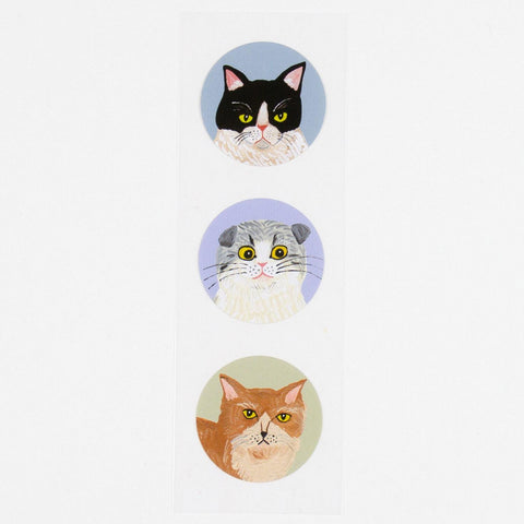 Sodeyama Kahoko Cat Letter Set, Purple