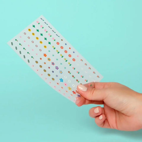Flower Nail Stickers