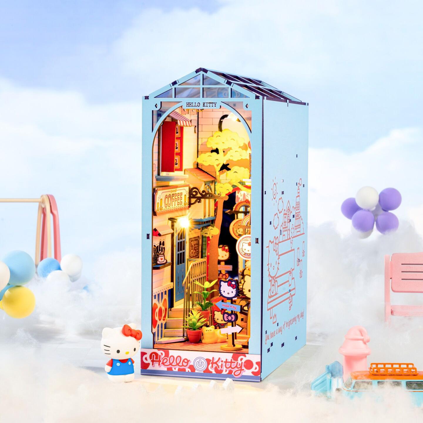 【希少】Hello Kitty Town Square Booknook Kit Hello Kitty Town Square DIY Book Nook – Zakka Joy