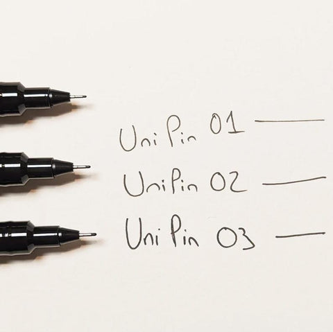 Uni PIN Pigment Ink Fineliners