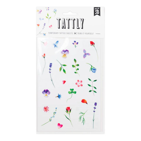 Petite Garden Tattoo Sheets