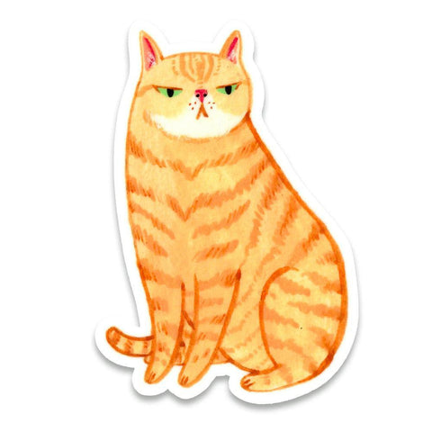 Orange Cat Sticker
