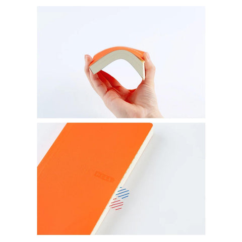 Hobonichi Techo Weeks Mega 2027 Planner, Sneaker Series: Mandarin Orange
