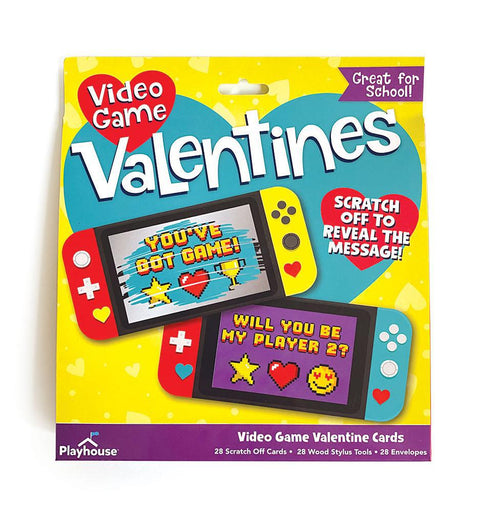 Video Game Scratch Off Valentines