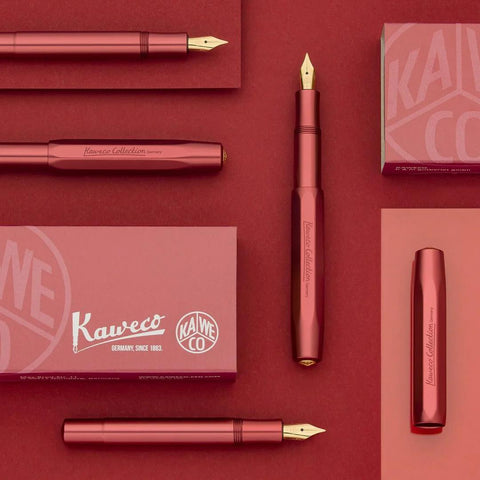 Kaweco Collection AL Sport Fountain Pen, Ruby, F