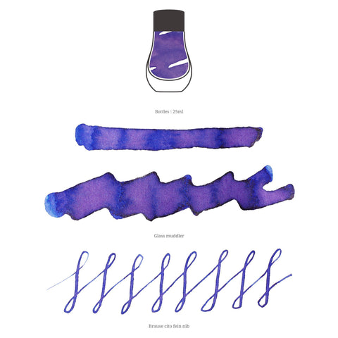 Standard Series Bottled Ink, Periwinkle Blue