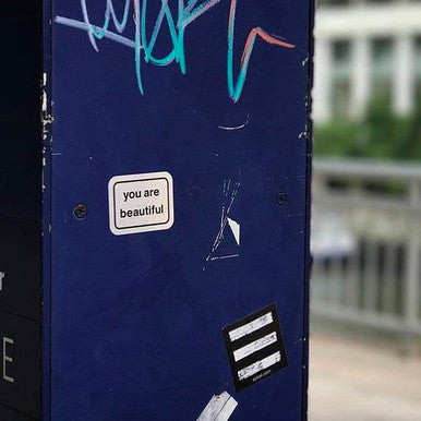 You Are Beautiful Stickers