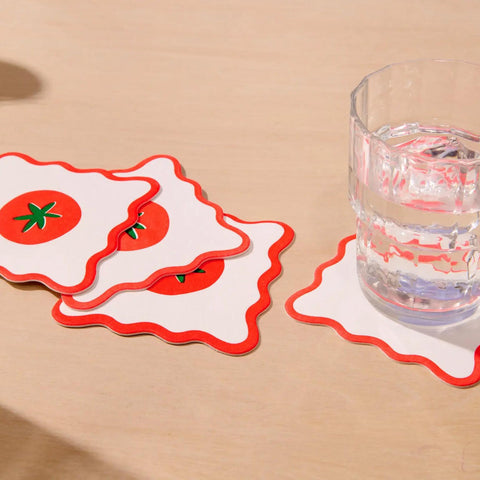 Tomato Coasters Set